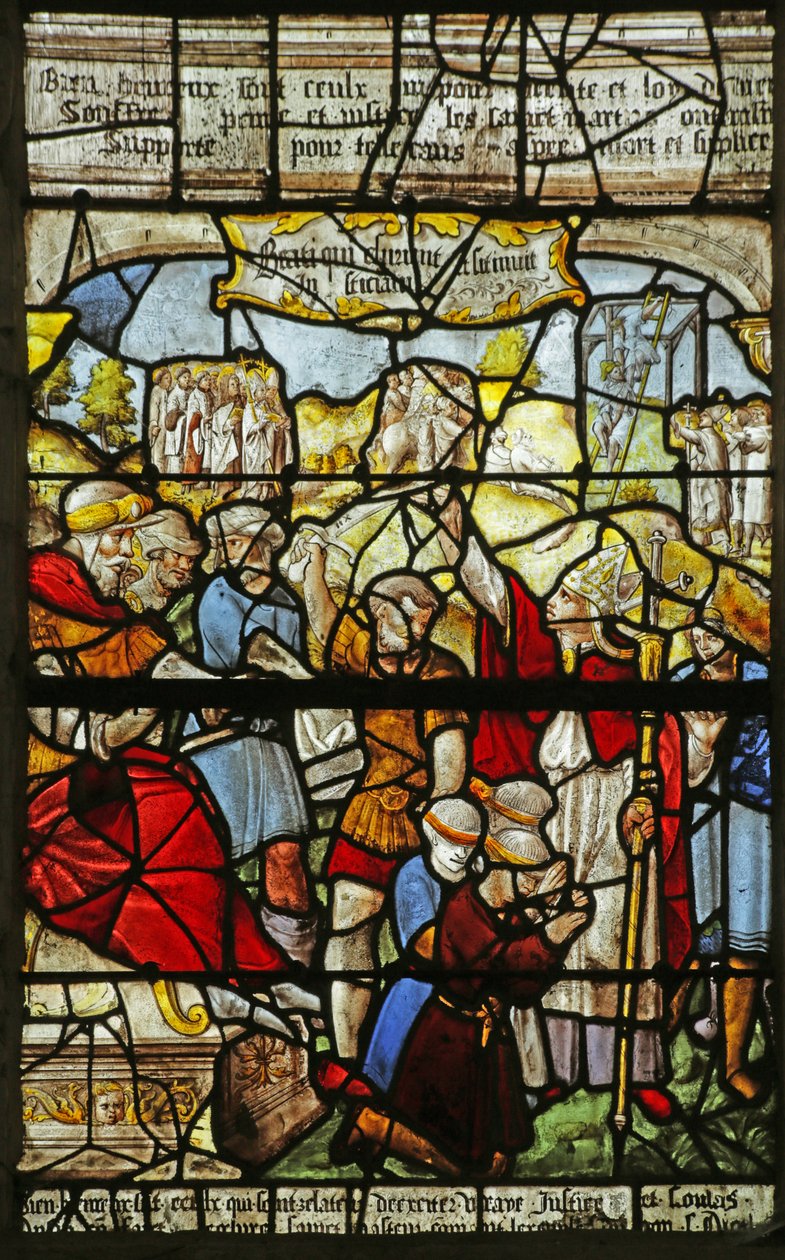 As bem-aventuranças, Église Sainte-Tanche de Lhuître, abençoadas são as famintas de French School