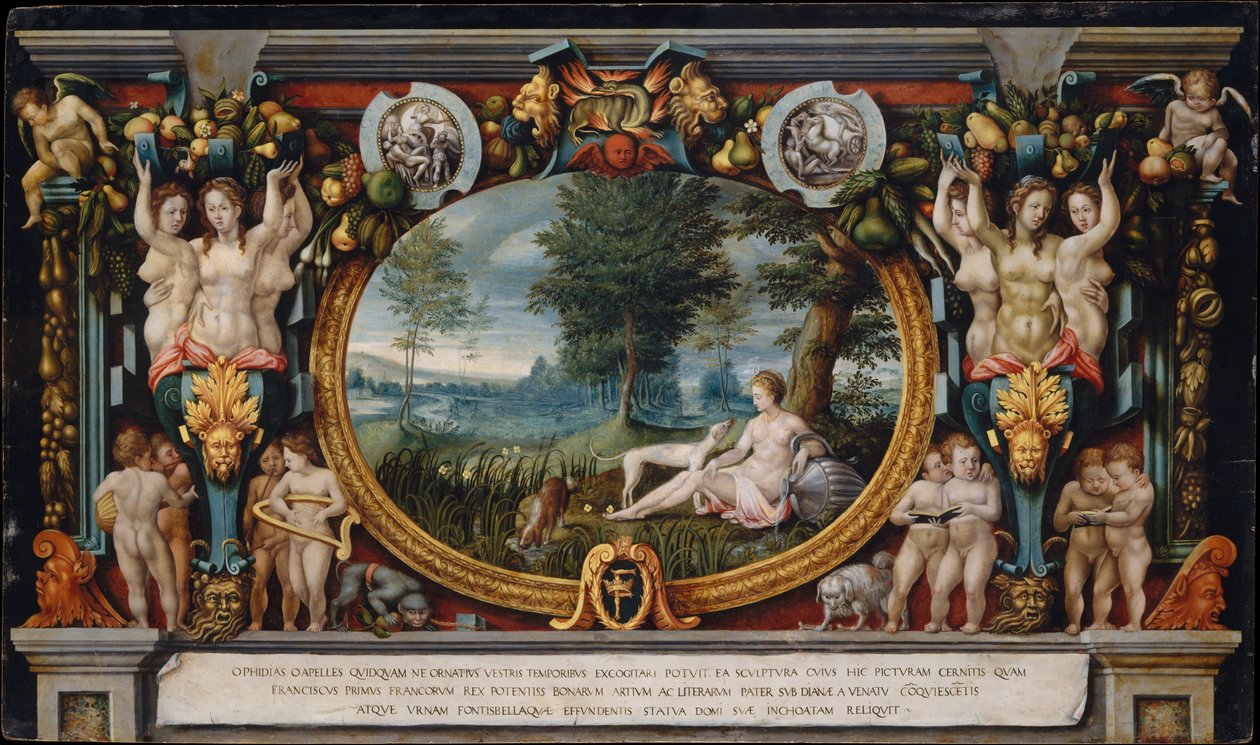 A ninfa de Fontainebleau, c.1575-99 de French School