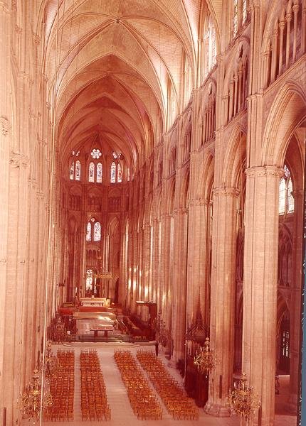 Vista da nave, 1225-50 de French School