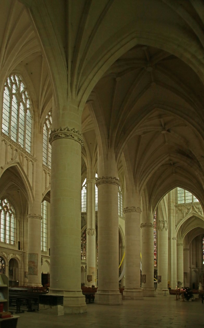Vista, sul, corredor de French School