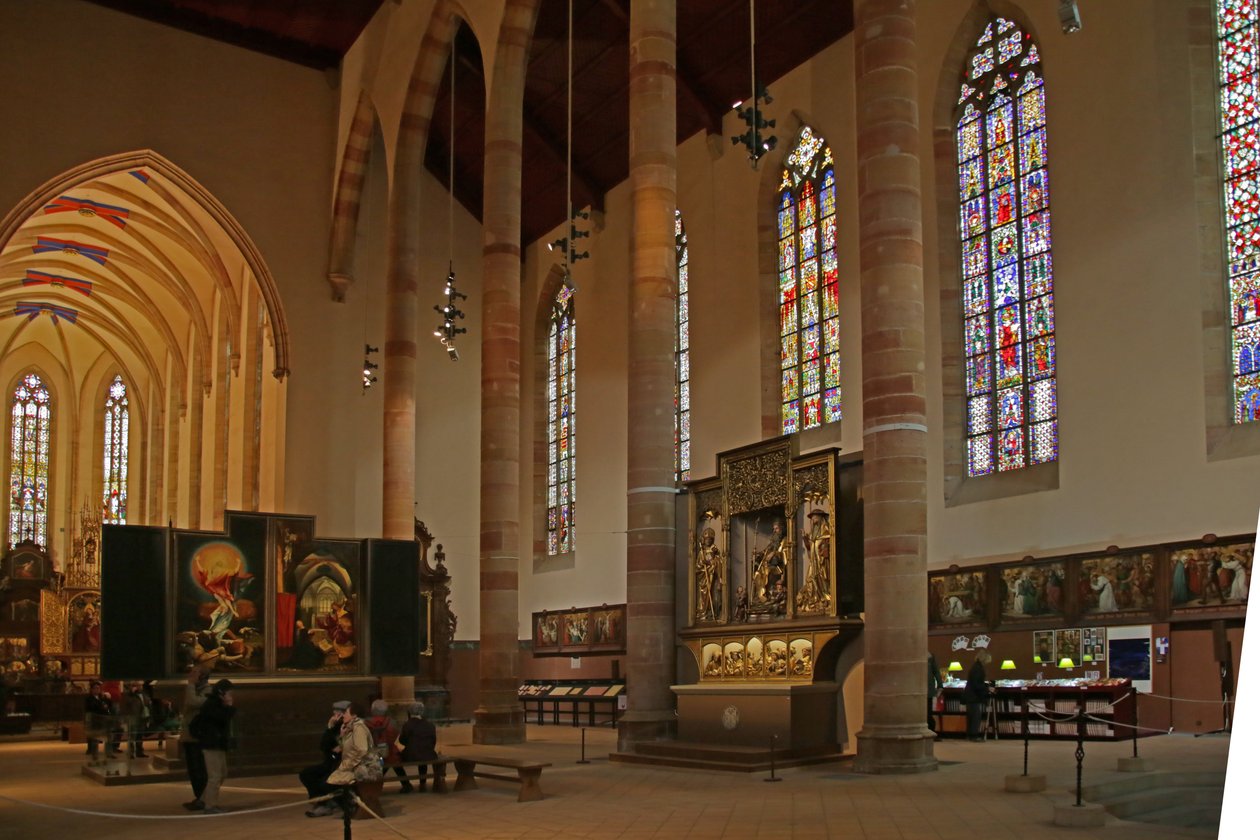 Janela, descrevendo, interior, vista de French School