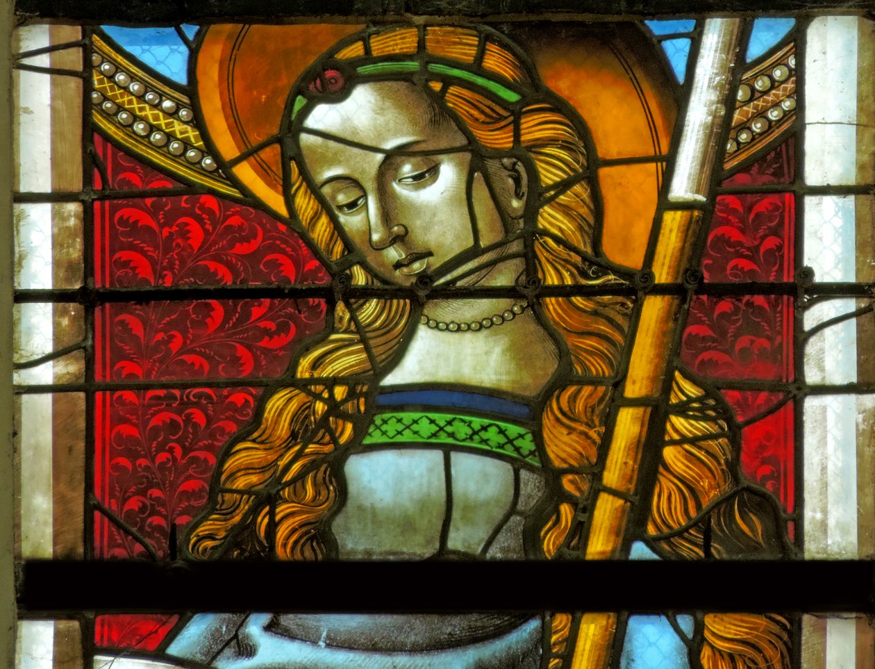 Janela retratando Saint Geneviève de French School