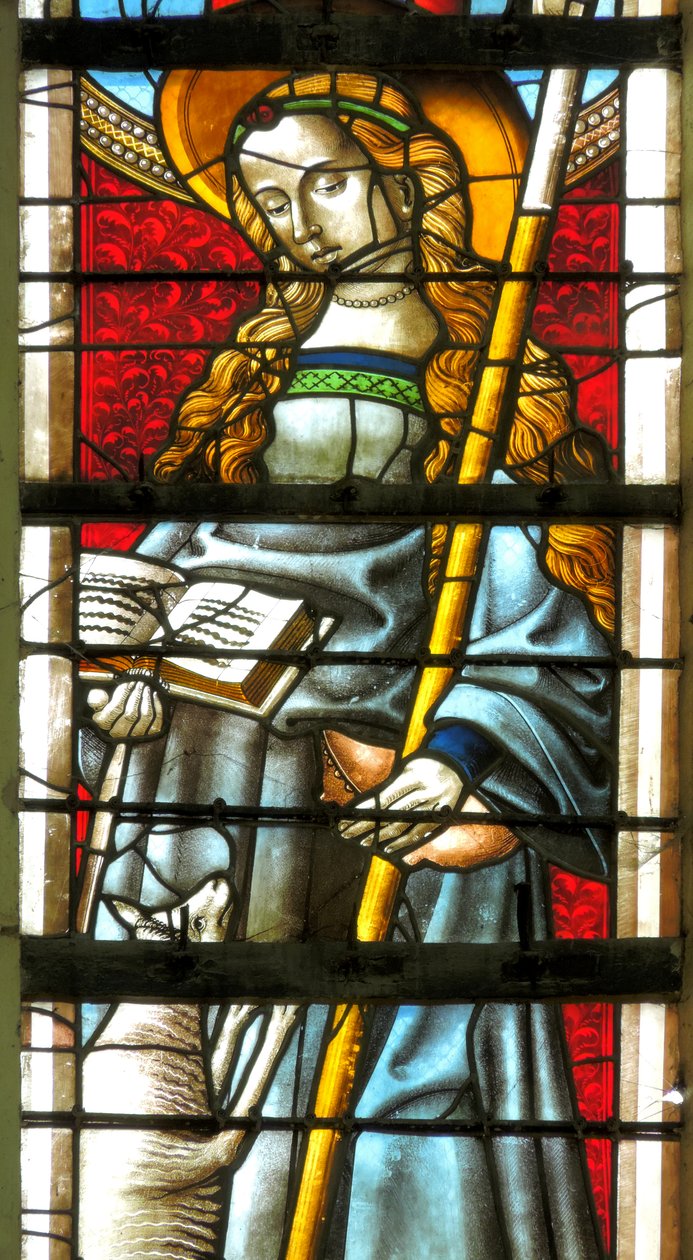 Janela retratando Saint Geneviève de French School