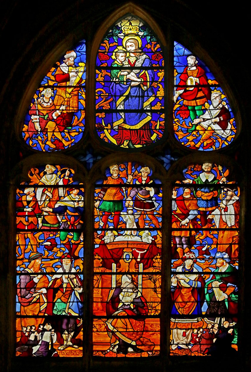 Janela representando a árvore de Jessé, c.1532 de French School