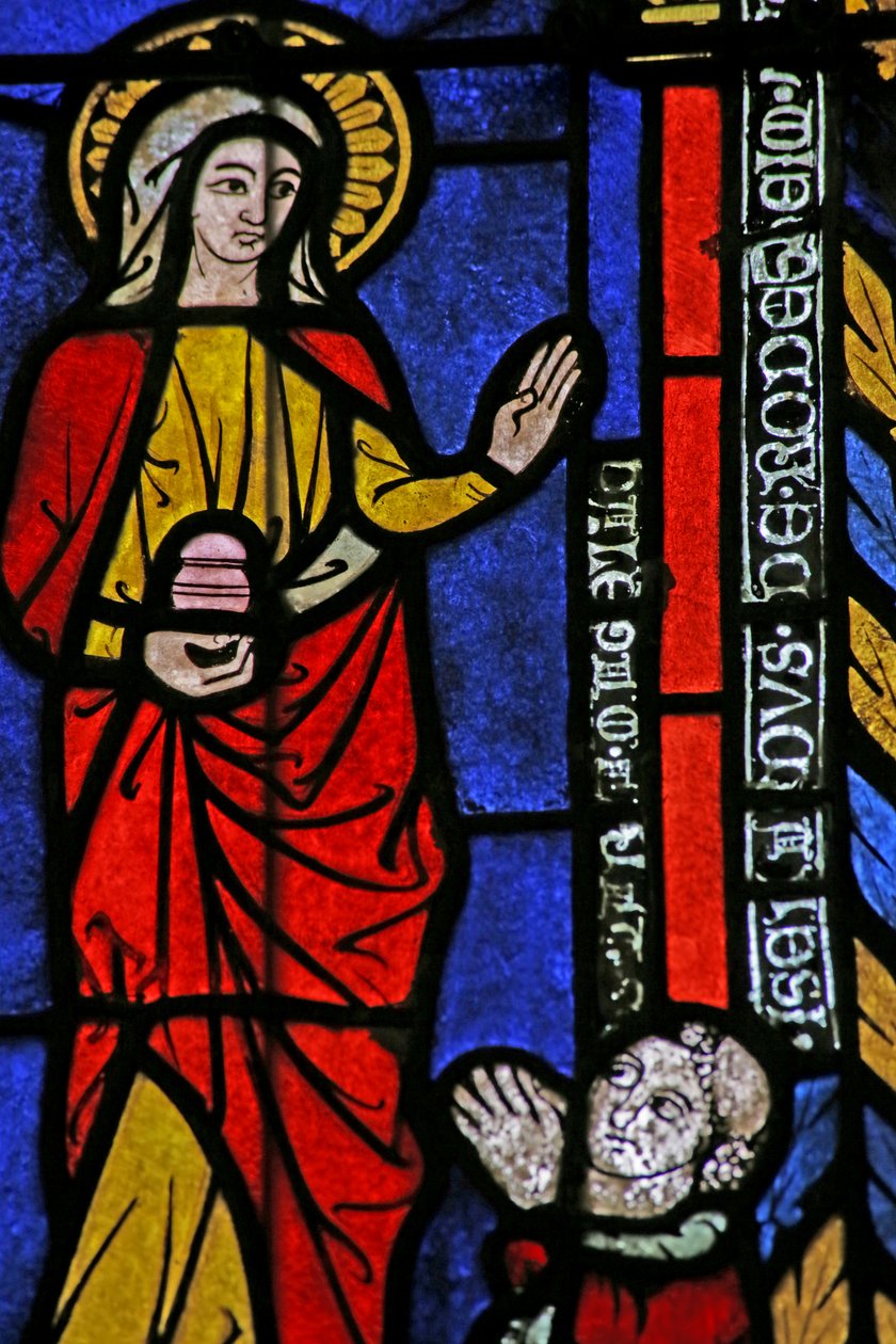 Janela da Igreja de São João Batista, c.1275 de French School