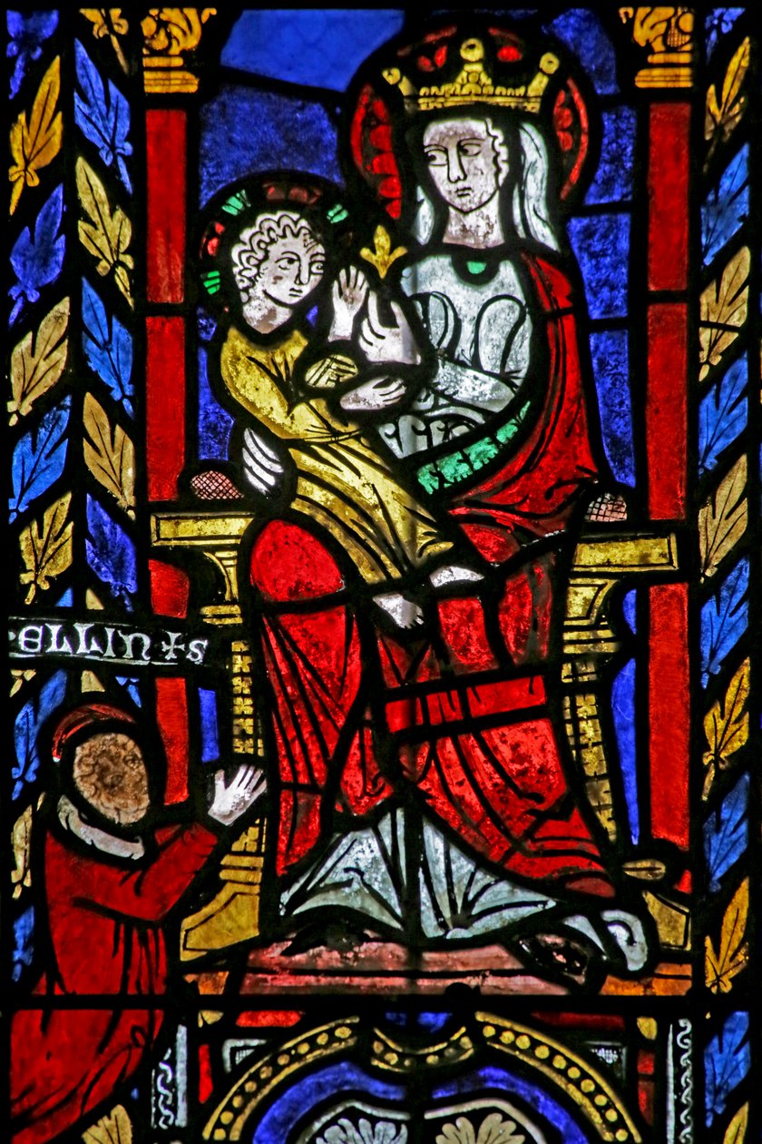 Janela da Igreja de São João Batista, c.1275 de French School