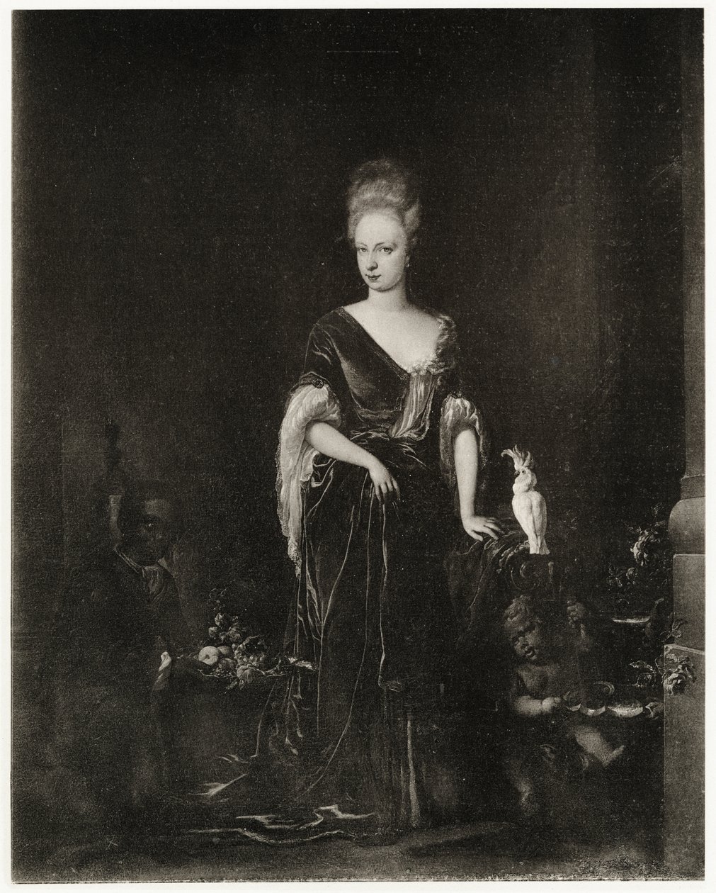 Elisabeth Charlotte, Duquesa de Orleans, 1884-90 (fototipo) de German School