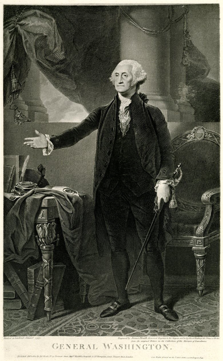 George Washington, 1884-90 (fototipo) de German School