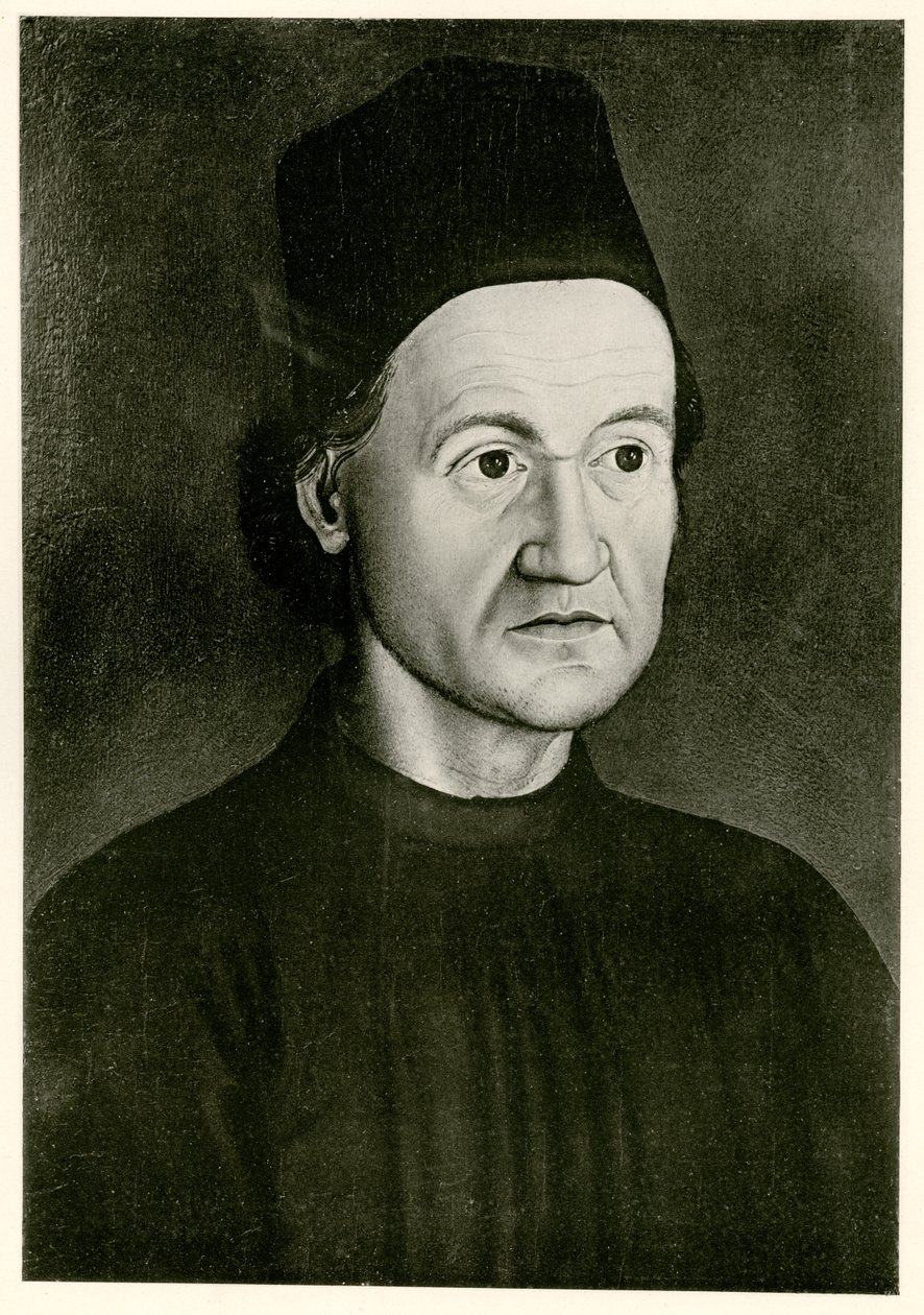 Johannes Geiler de Kaisersberg, 1884-90 (fototipo) de German School
