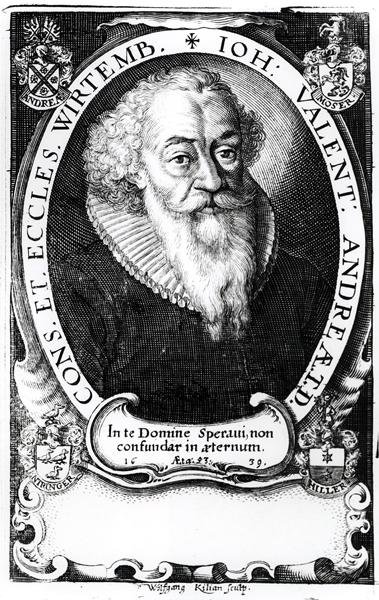 Retrato de Johann Valentine de Wurtemburg, gravado por Wolfgang Kilian (1581-1662) 1639 de German School