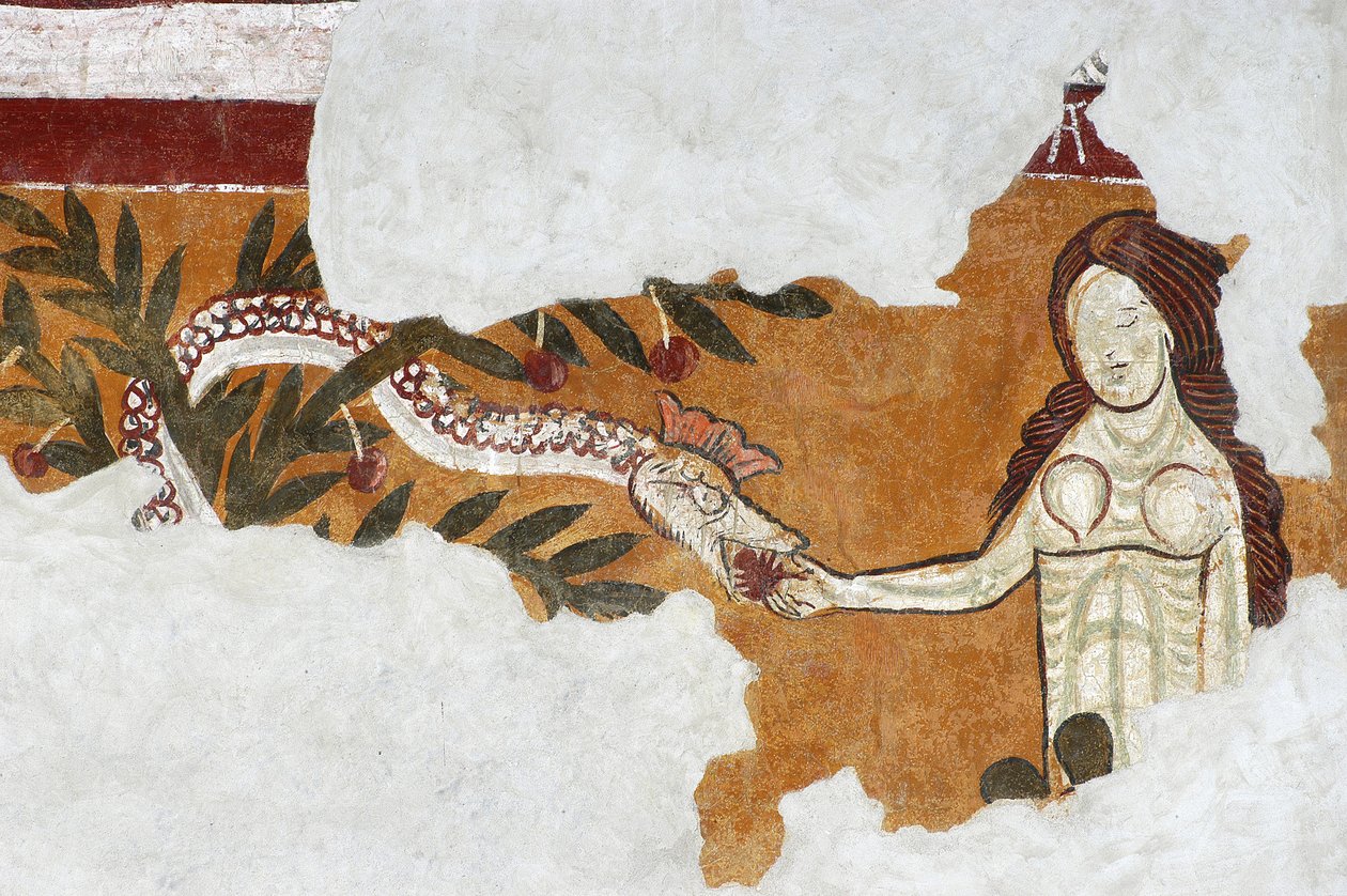 Eva e a cobra de Italian School