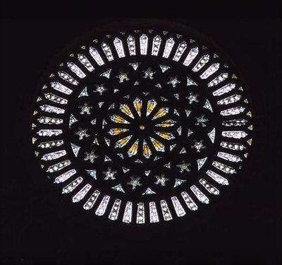 Janela da roda, c.1260 de Italian School