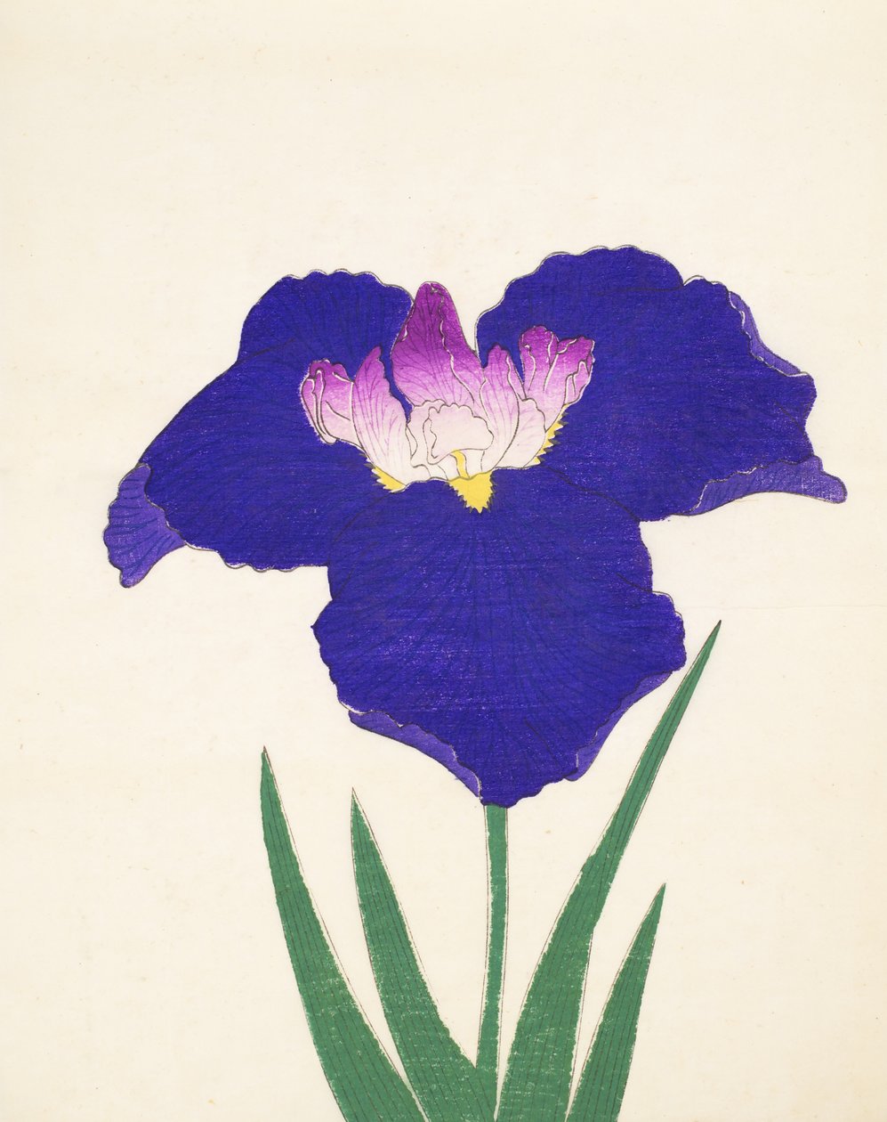 Yedo-Jiman, nº 36, 1890 (impressão em xilogravura a cores) de Japanese School