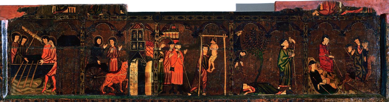 Mesa de altar de Sant Jaume de Frontanya, detalhe de Spanish School