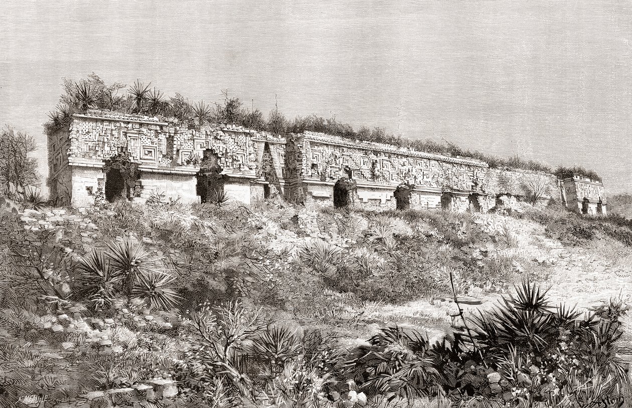 O, governadores, palácio, uxmal, méxico de Spanish School