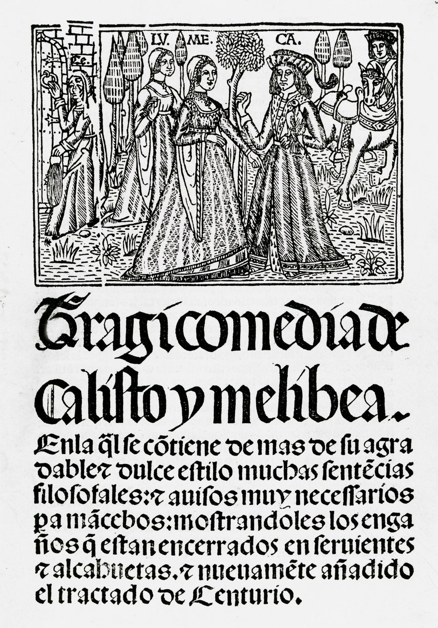 Tragicomédia de Calisto e Melibea, 1502 de Spanish School