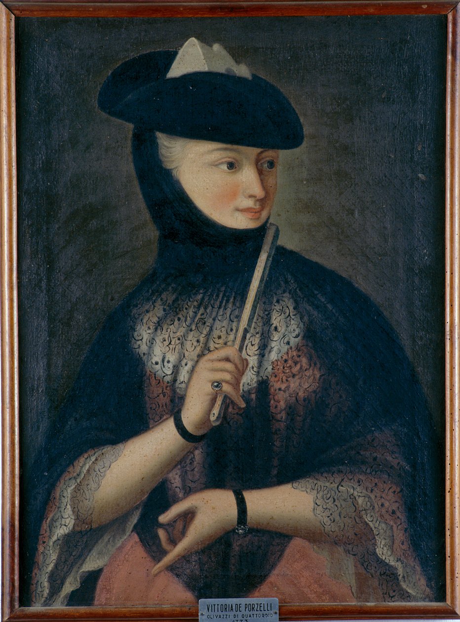 Retrato de Vittoria de Porzelli, 1773 de Unknown