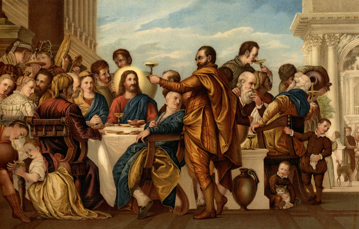 Casamento em cana de after Veronese