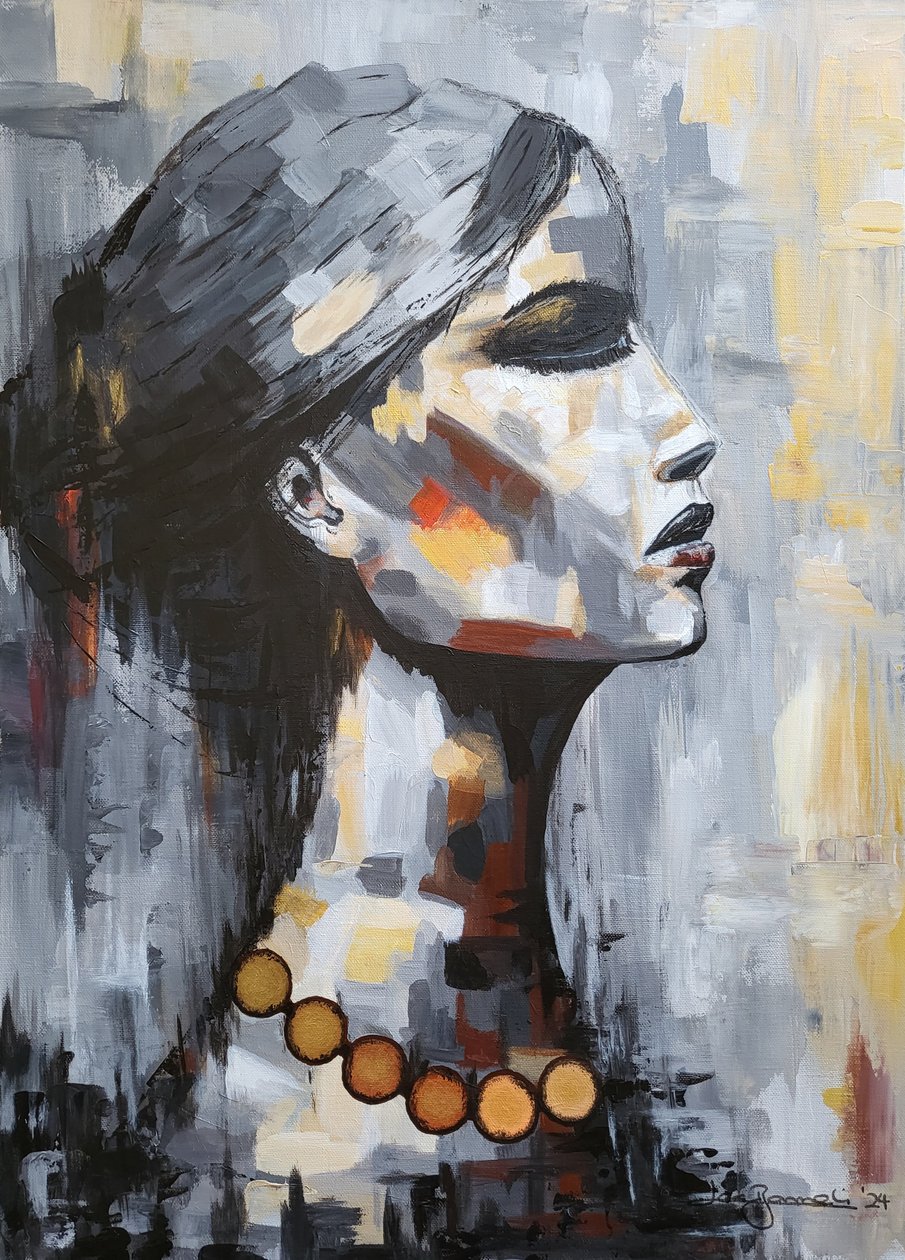 Mulher "Sombra da Sabedoria" Original de Lea Bommeli