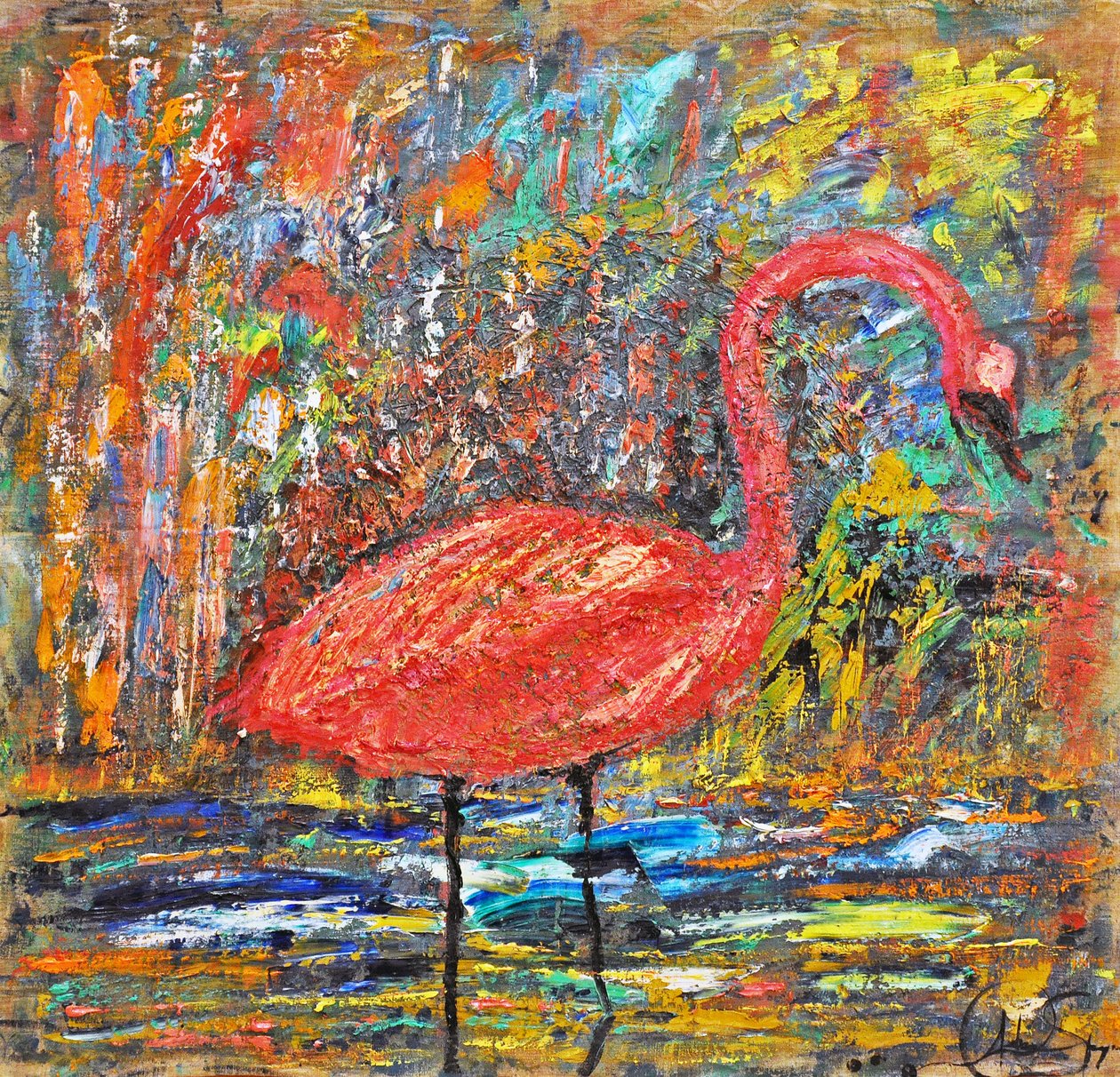 A grande beleza do flamingo de Andrea Speziali
