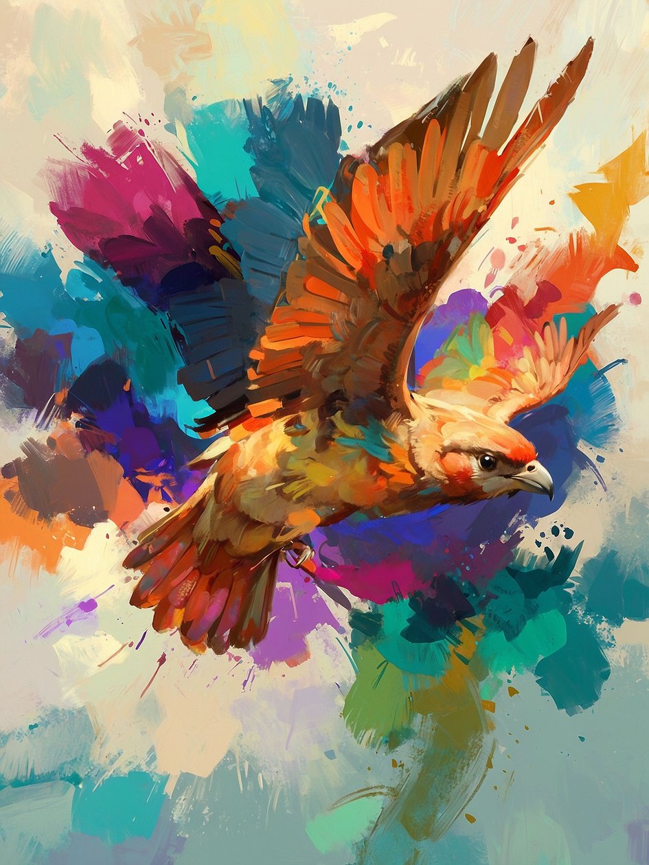 Pintura Pássaro 3 de Mario Witt