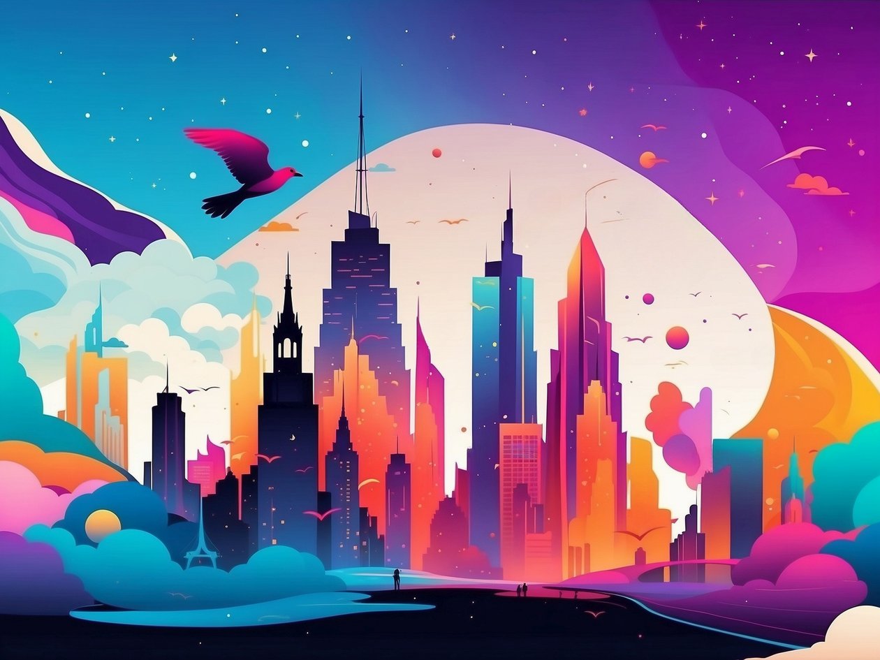 Cidade do Espaço 1 de Mario Witt