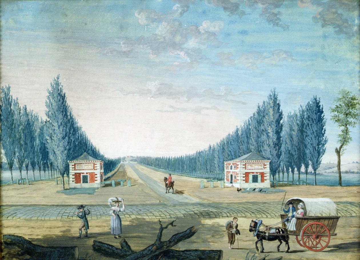 Entrada do Parc du Raincy, c.1754-93 de 1717 1806 Carmontelle