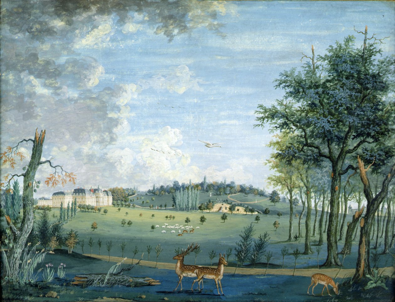 Parc du Raincy, o Chateau e as Rochas, c.1754-93 de 1717 1806 Carmontelle