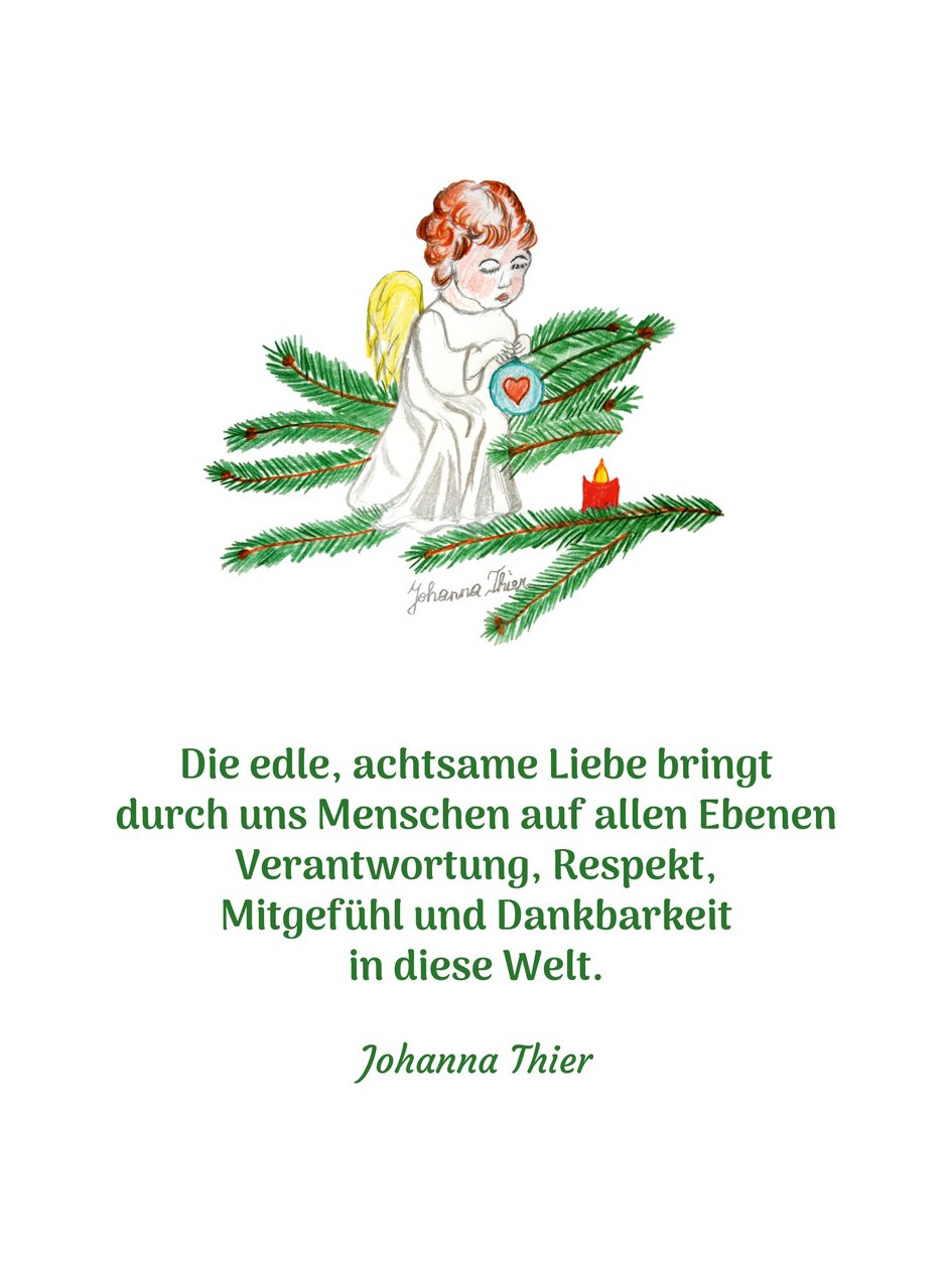 O anjo que traz a luz de Johanna Thier