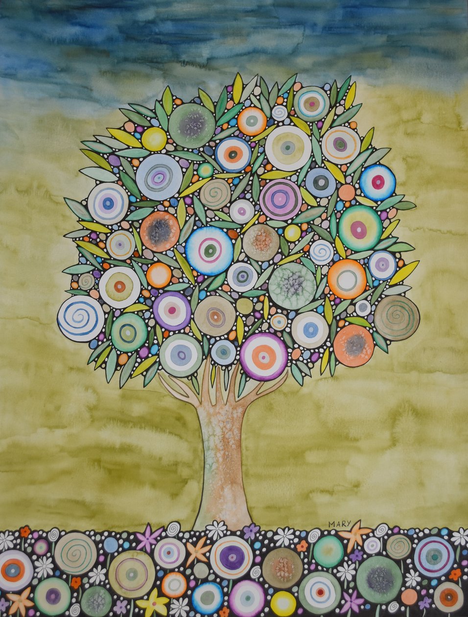 Árvore da Vida de Marys Watercolors