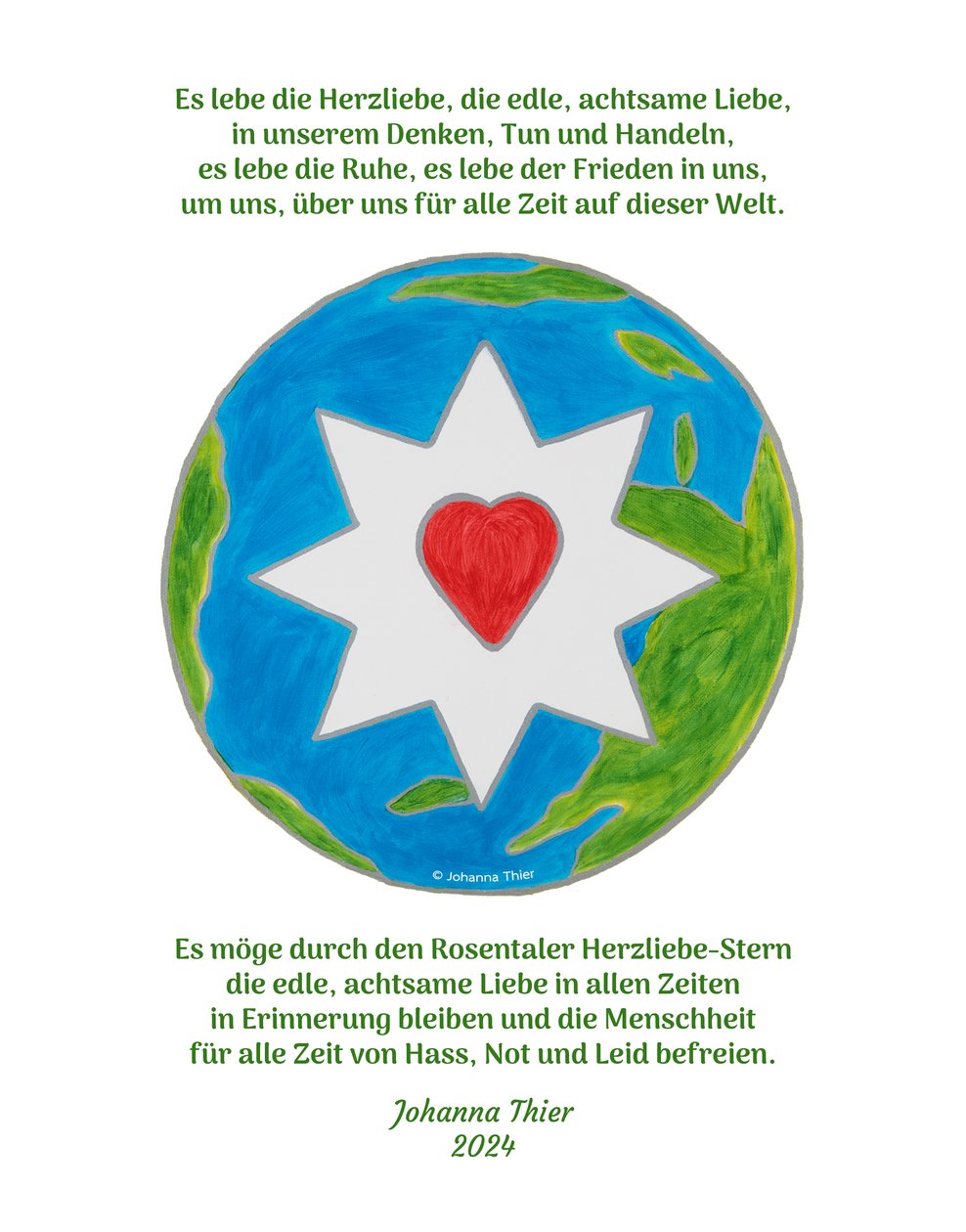 Viva a paz para sempre neste mundo de Johanna Thier