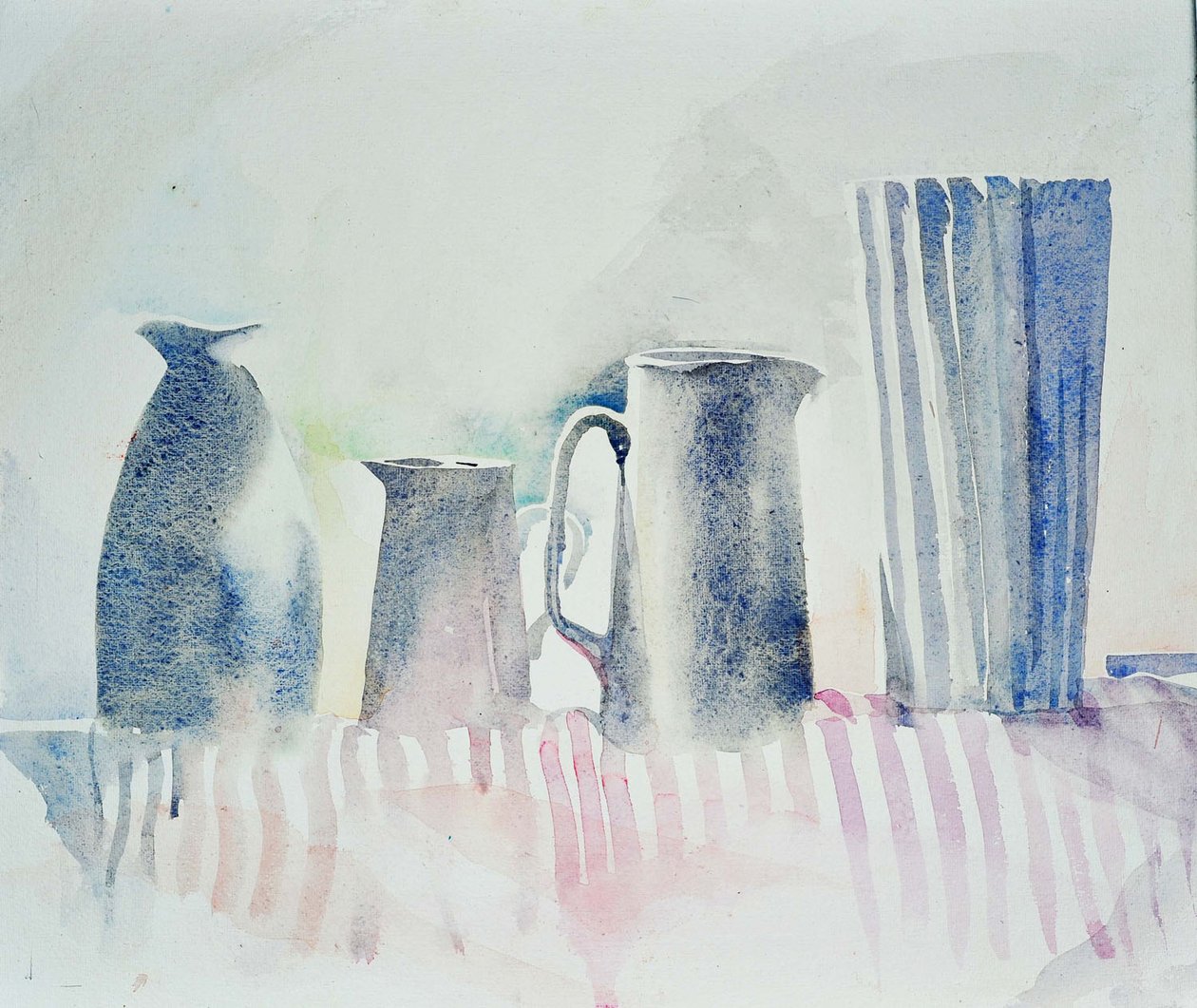 Quatro dobras cor-de-rosa 49x52 de Simon Fletcher