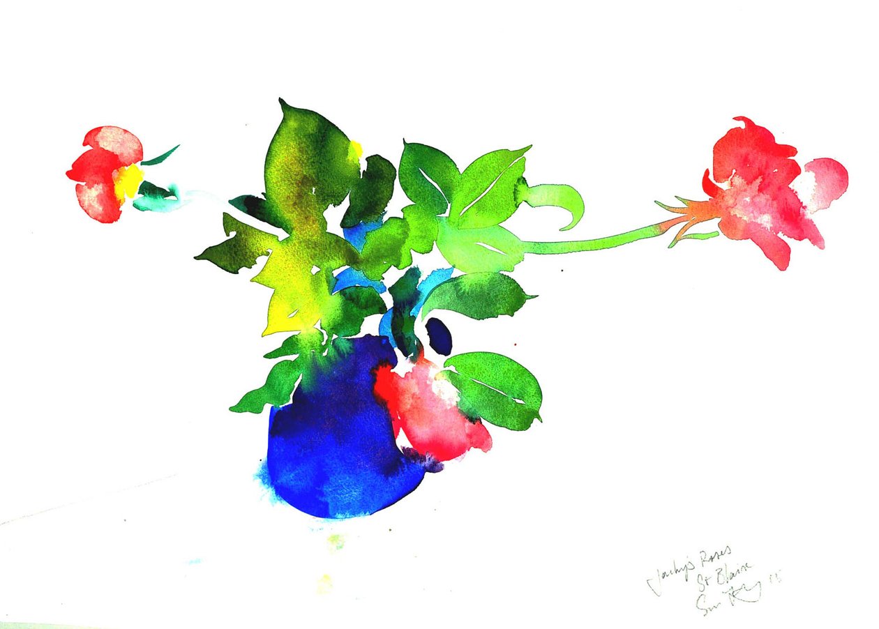 Rosas de Jackie 35 x56 de Simon Fletcher