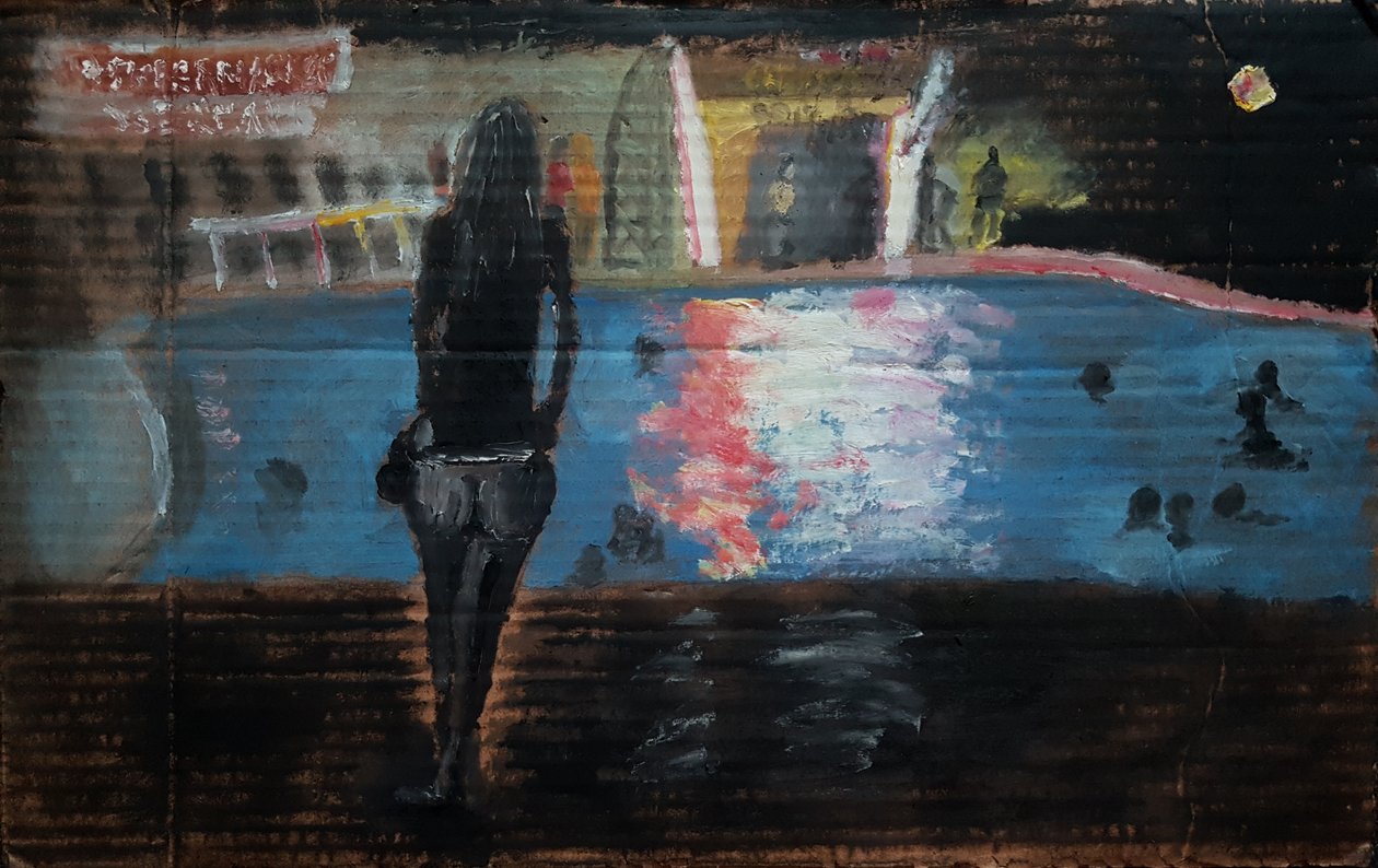 Festa na piscina. de Andy Schweigard