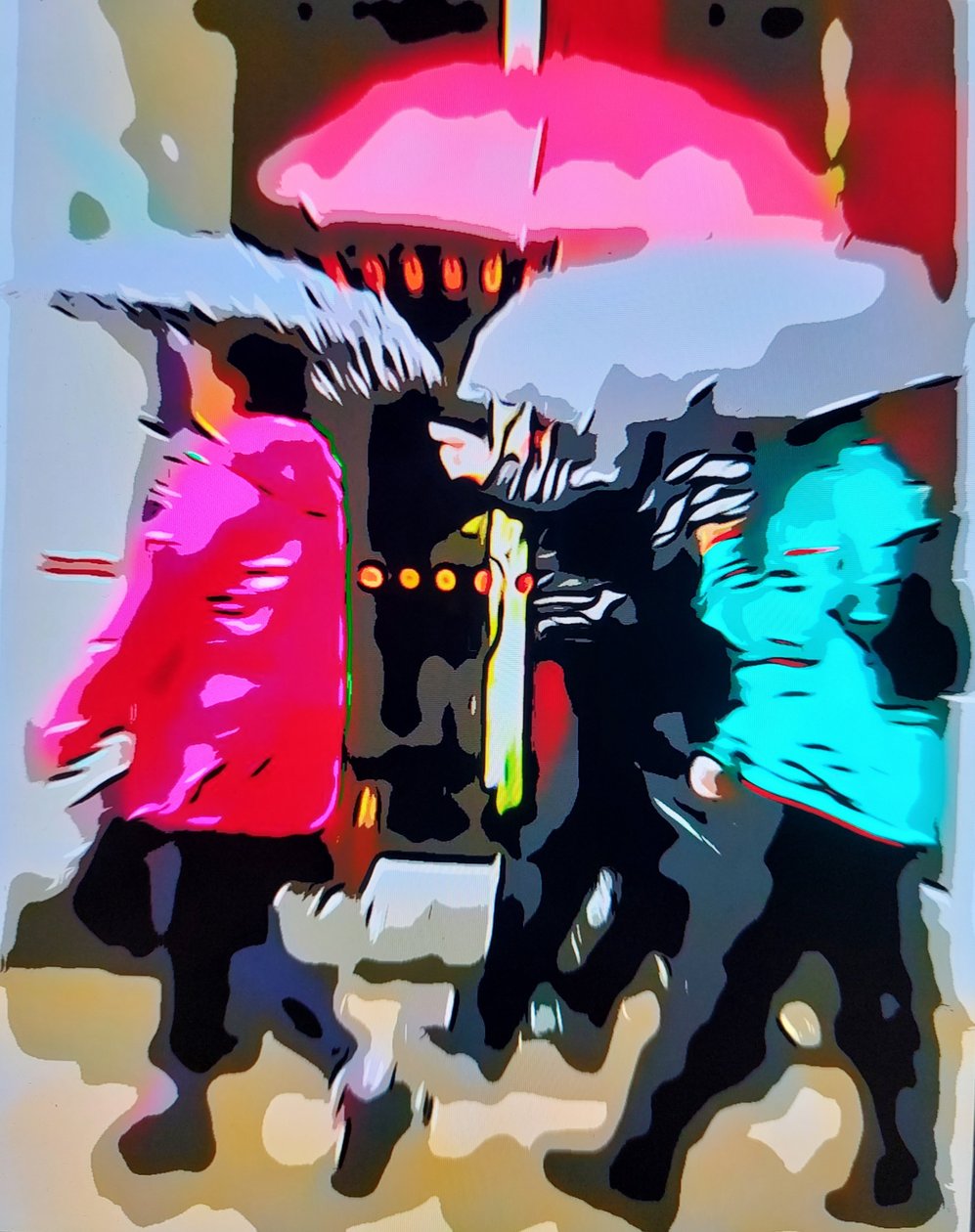 Chuva colorida de Mavet
