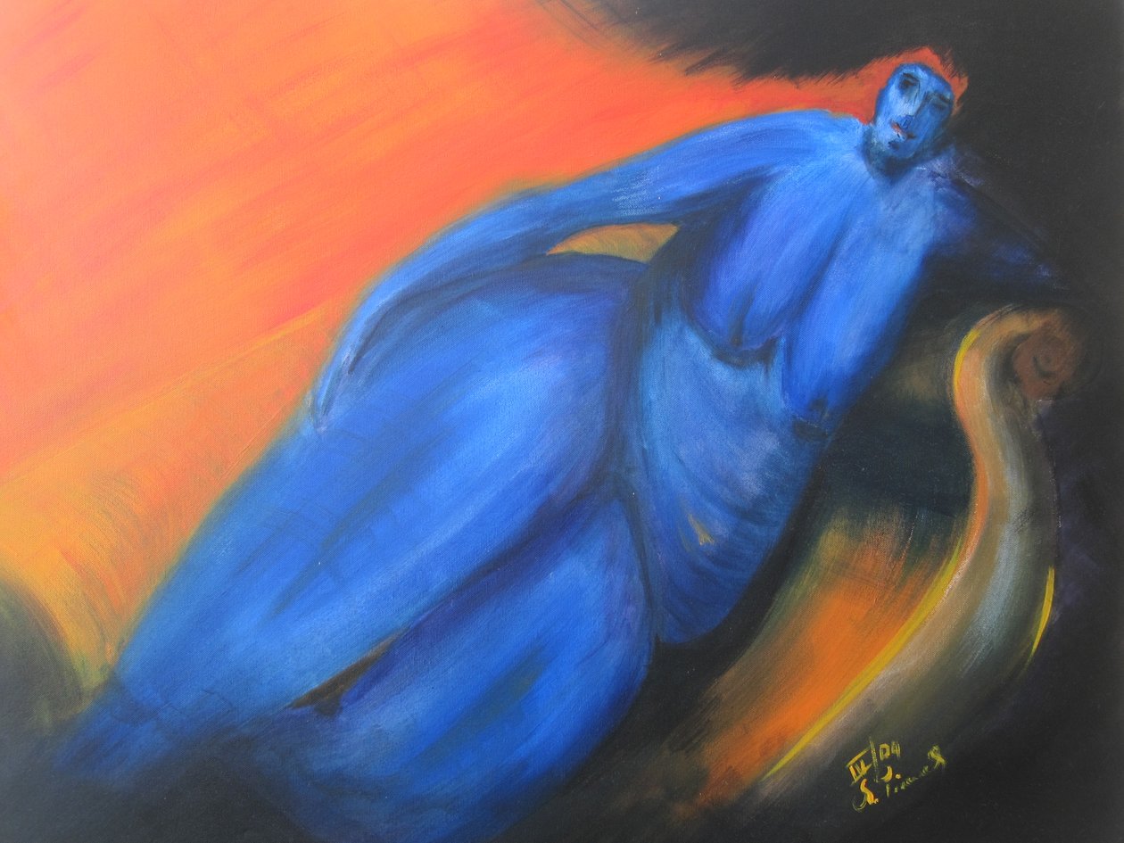 A mulher azul de Christian Piecuch