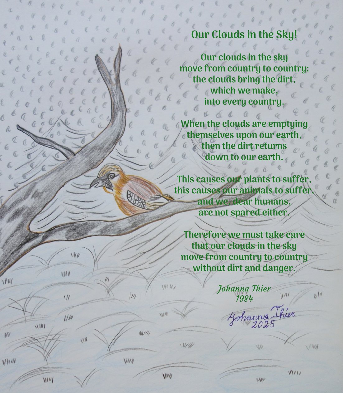 As nossas nuvens no céu! de Johanna Thier