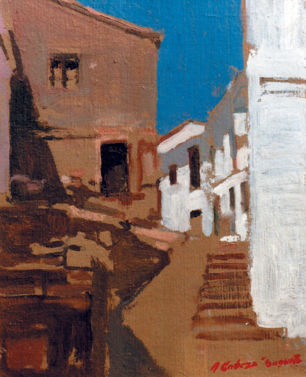 Pintura Valenciana - Calle de Sagunto de Alejandro Cabeza