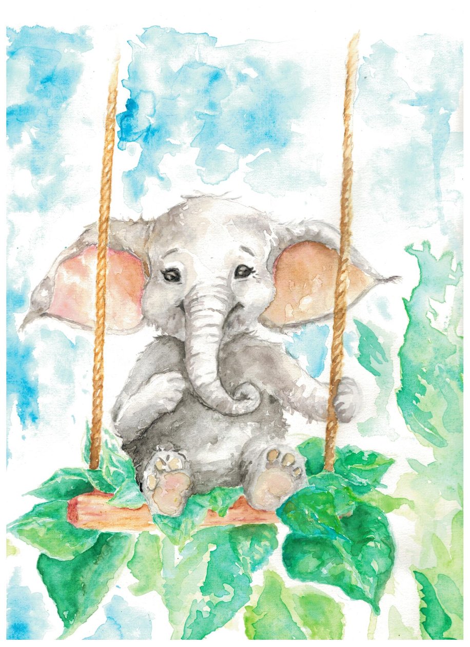 Pequeno elefante de baloiço de Phantalis