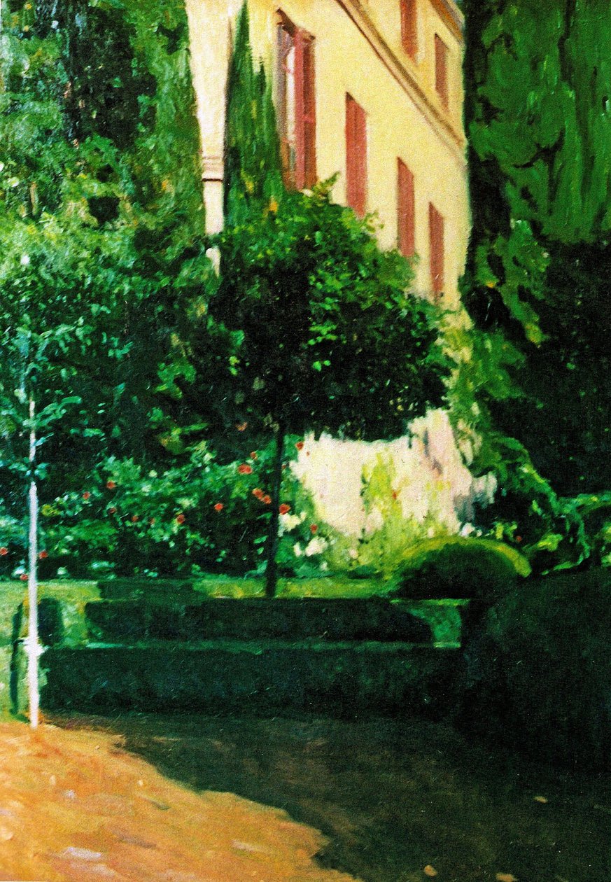 Jardim de Monforte - Pintura Valenciana de Alejandro Cabeza