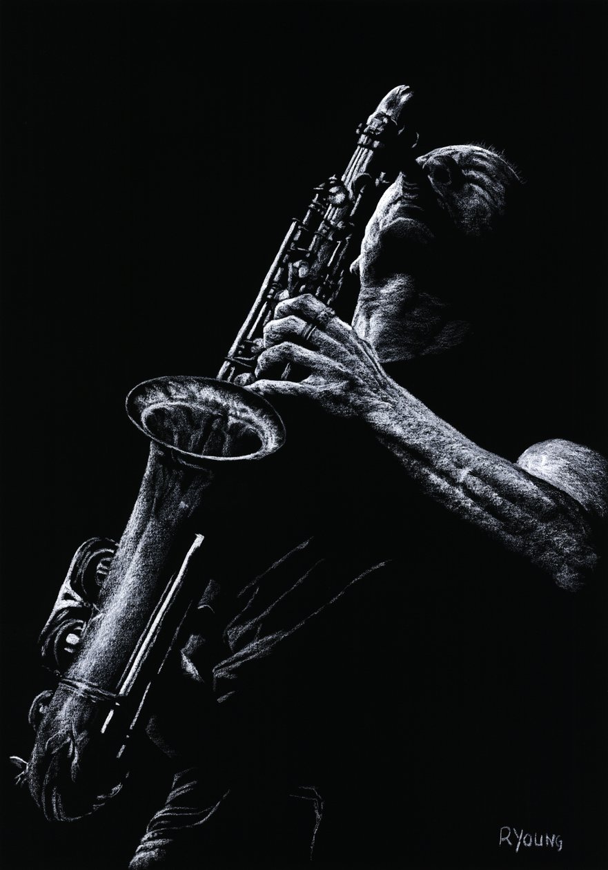 Saxofone eclético de Richard Young