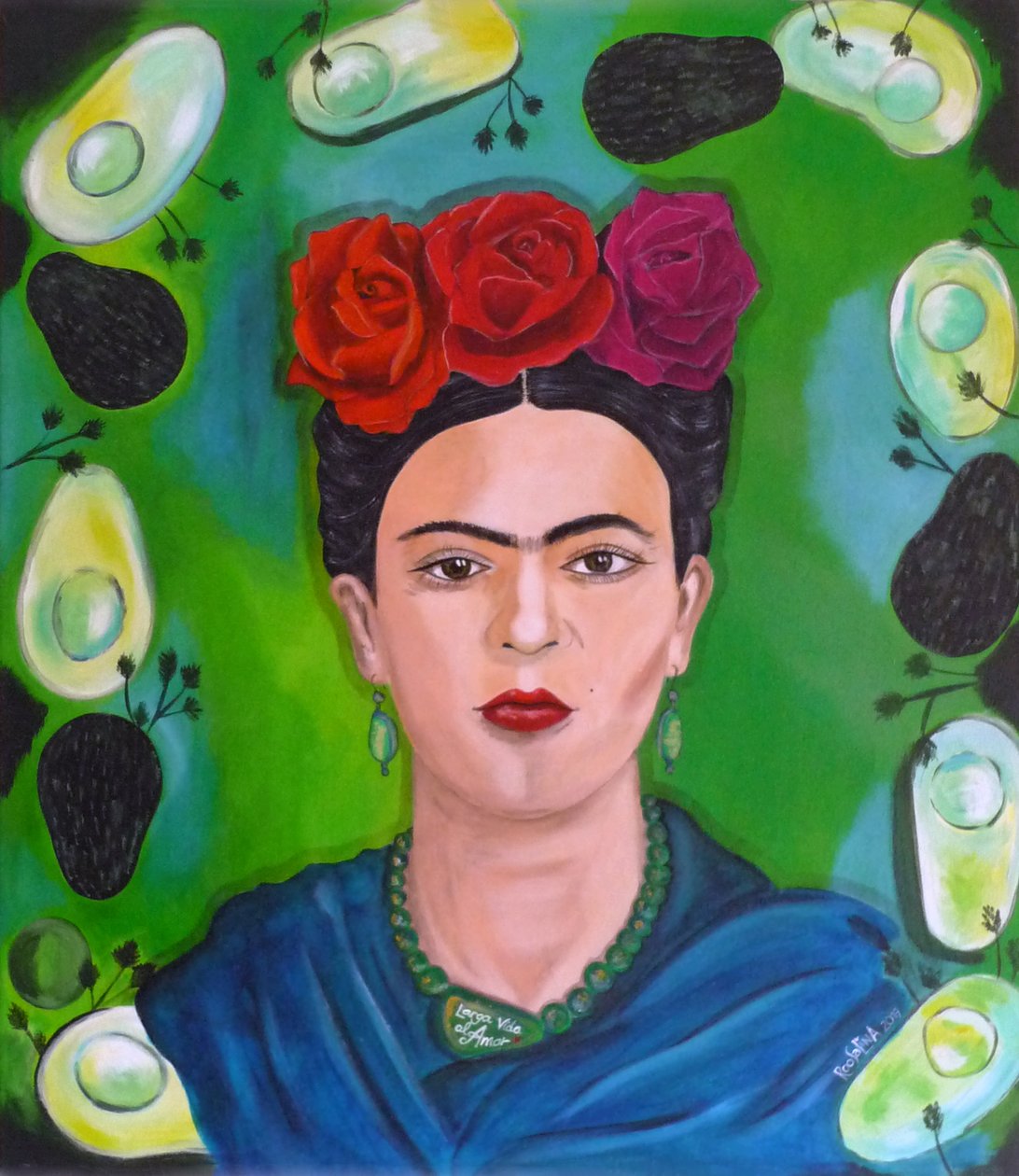 Variante Frida Kahlo de Roosalina