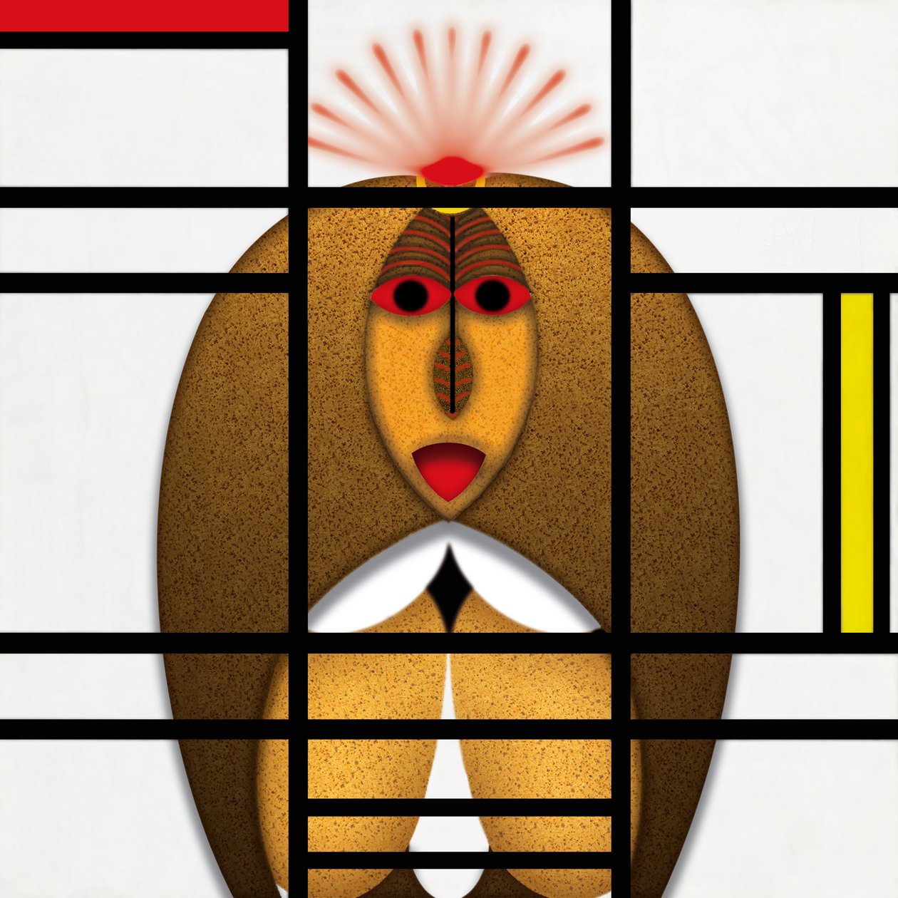 Lockdown (XII) - (aus der Serie Animal Rationale) de Alexander Eibach