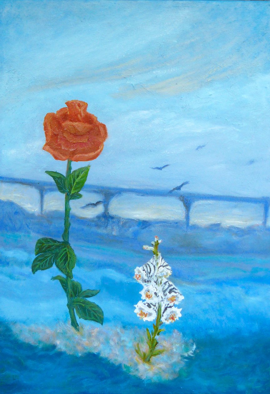 Paisagem azul de Elzbieta Goszczycka