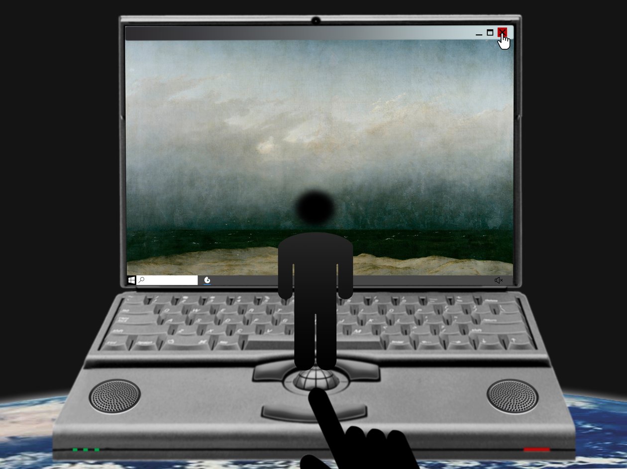 A vista para o quadro (da série: Janelas) de Alexander Eibach