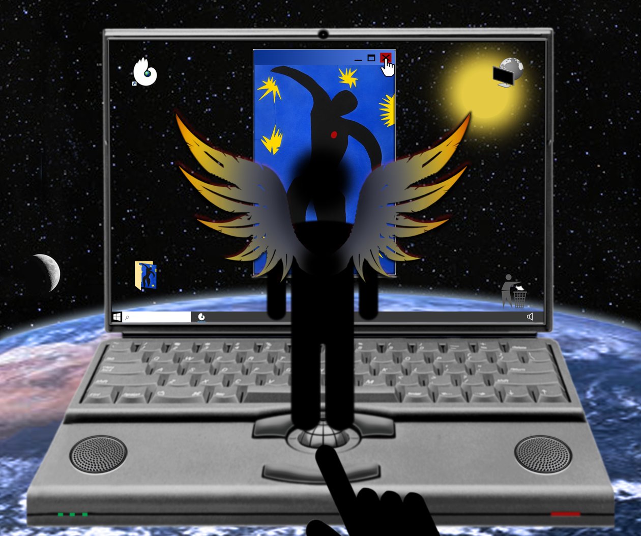 Icarus (III) (da série: Windows) de Alexander Eibach