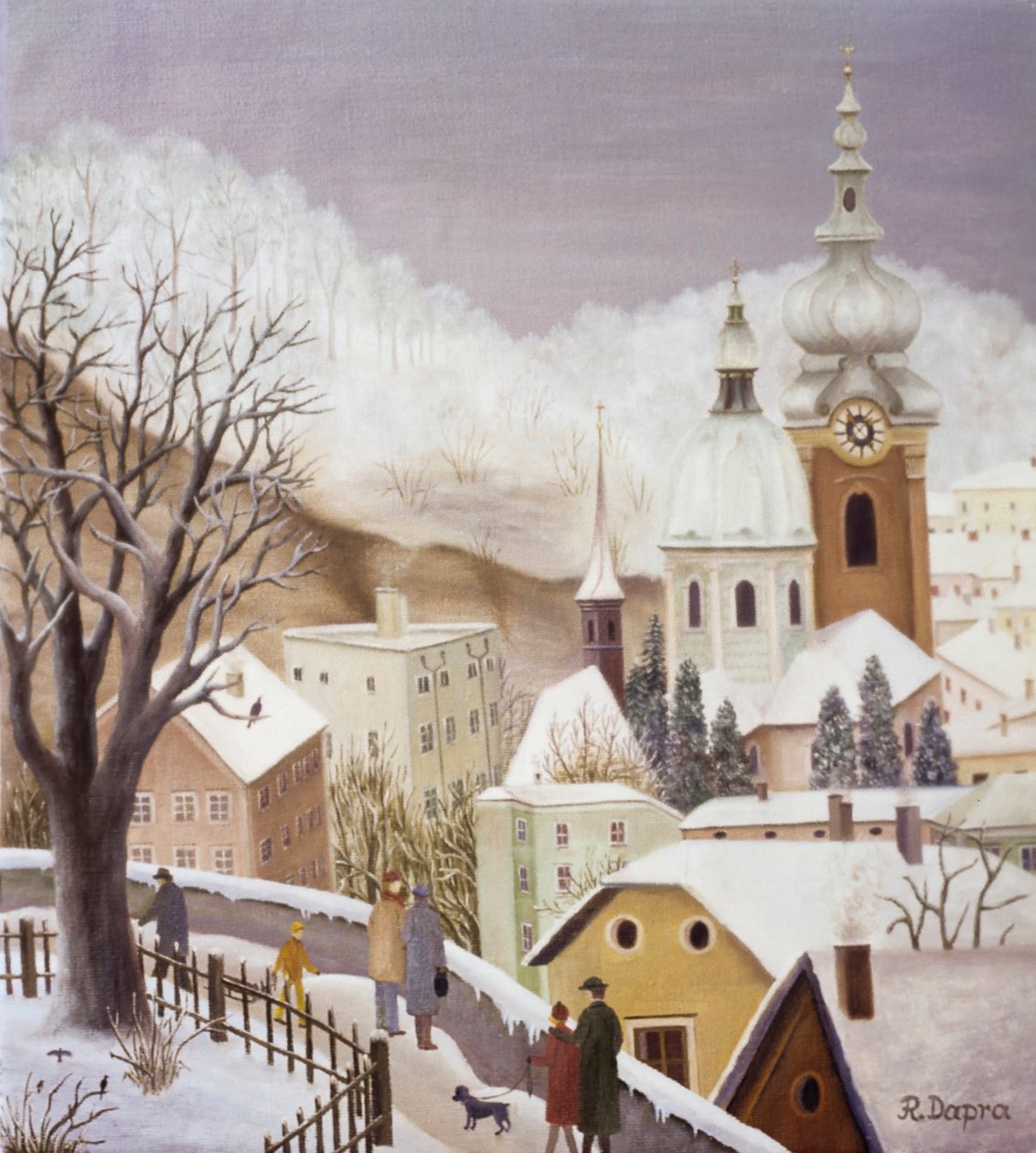 Festungsgasse no inverno de Regine Dapra