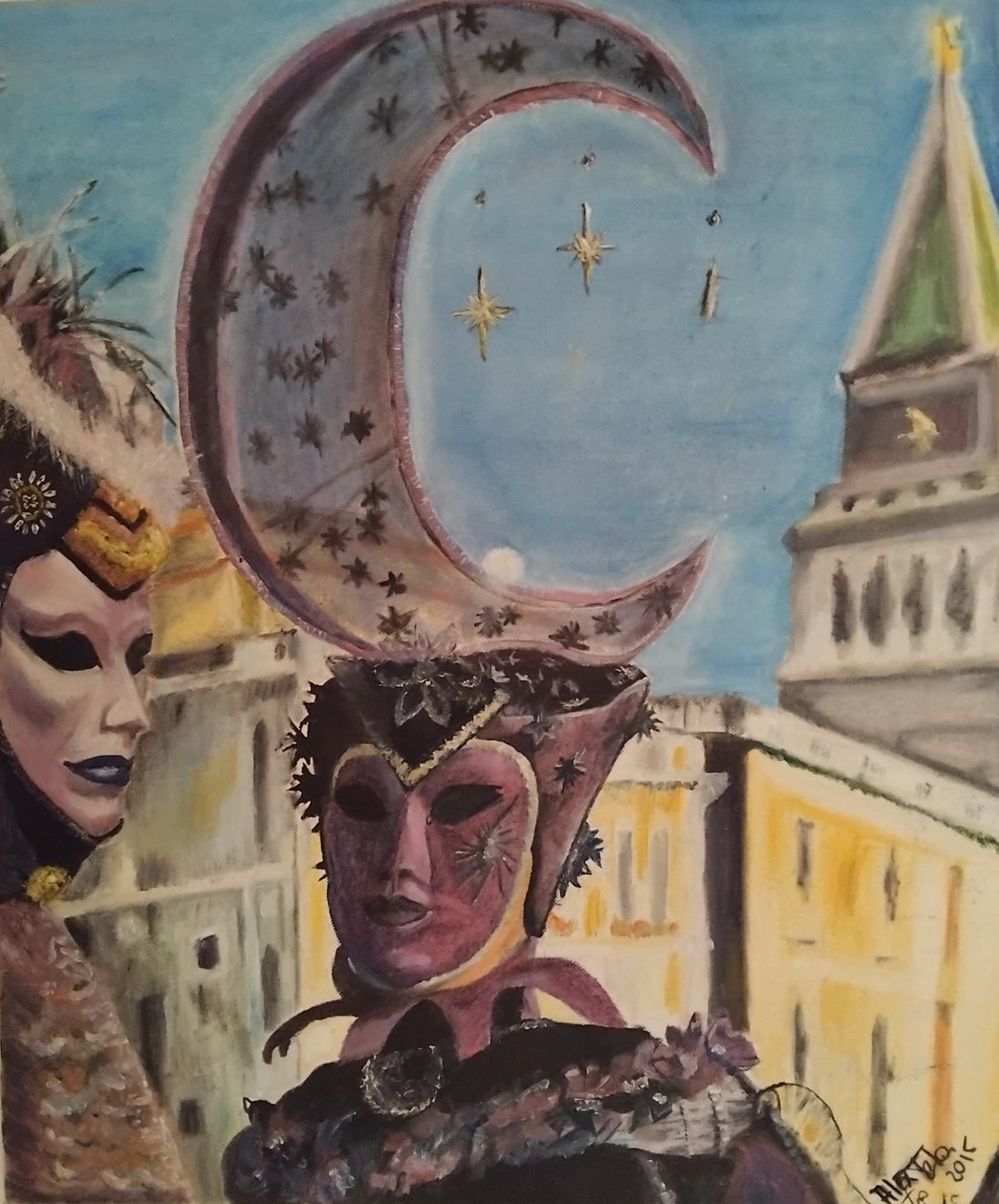 Máscara de noite de Alex Terla