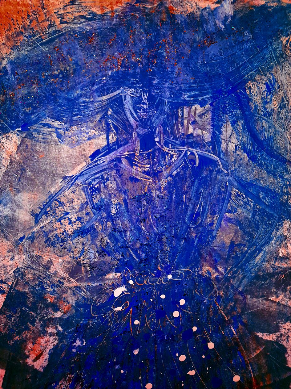 SENHORA EM BLAU de Margareta Uliarte