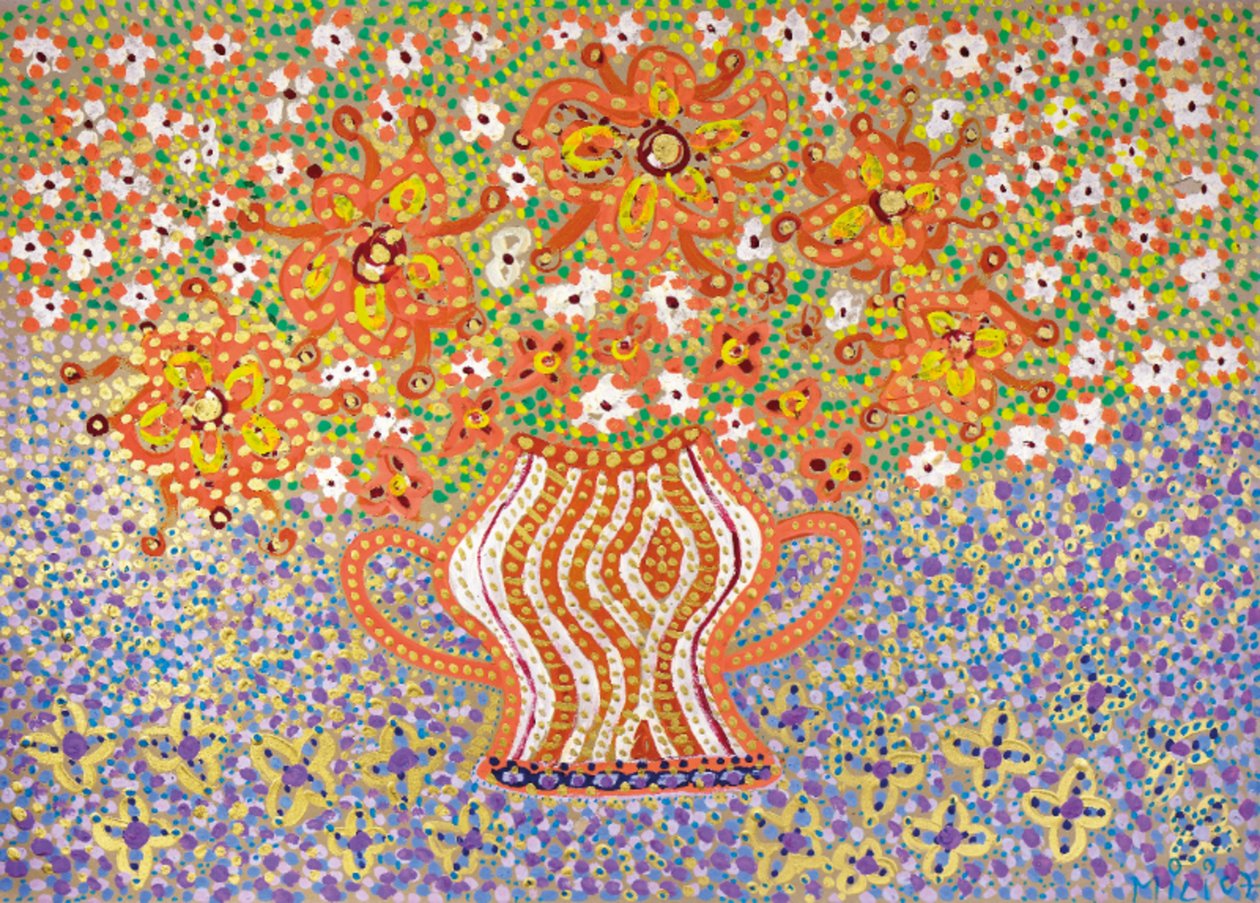 Hibiskus und Margariten von Margareta Uliarte